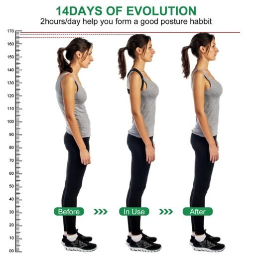 Adjustable Back Shoulder Posture Corrector Belt – Image 10